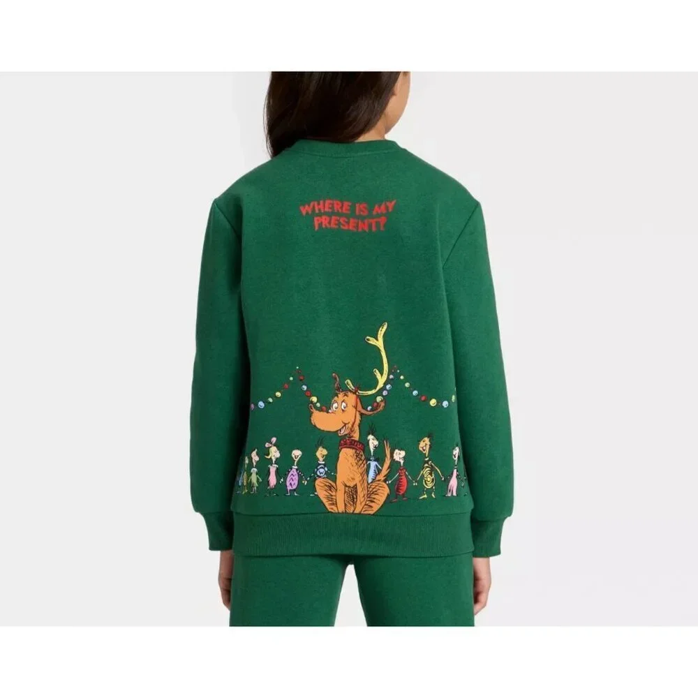 Target Kids' Dr. Seuss The Grinch Evergreen Fleece Graphic Sweatshirt & Pants